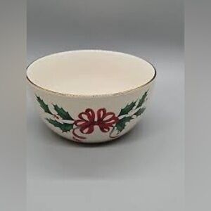 Lenox American pie design holiday bowl 16 ounces
